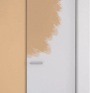 Primed Door Example For Painting In Beige Modern Interior Frameless Door by Belldinni