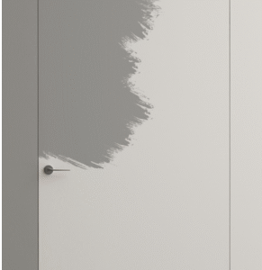 Primed Door Example For Painting In Grey Modern Interior Door by Belldinni